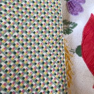 Fabric, "Puppet Theater Plaid" by Past's & Presents for Daisy Kingdom c1996